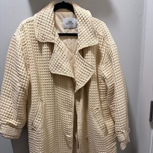 Urban Outfitter Waffle Trench Coat Size S/M